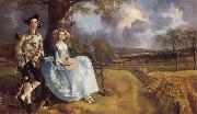 Thomas Gainsborough Mr and Mrs. Andrews oil painting reproduction